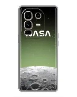 Чехол для Infinix Note 50 Pro Plus с картинкой «NASA — лунный градиент»
