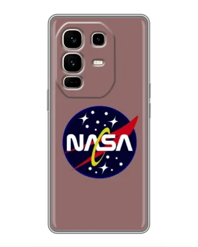 Чехол для Infinix Note 50 Pro Plus с картинкой «NASA — ретро космос»