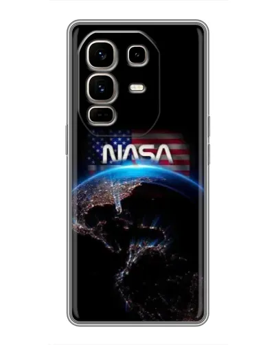 Чехол для Infinix Note 50 Pro Plus с картинкой «Земля из космоса NASA»