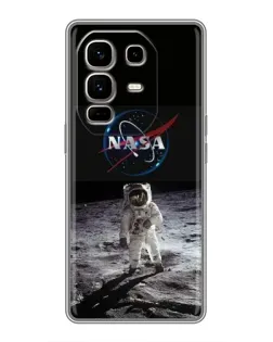 Чехол для Infinix Note 50 Pro Plus с картинкой «Астронавт на Луне»