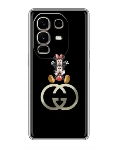 Чохол для Infinix Note 50 Pro Plus з картинкою «Мінні Маус на лого»