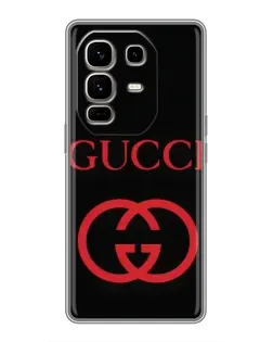 Чохол для Infinix Note 50 Pro Plus з картинкою «Gucci — червоний логотип»