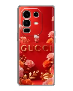 Чохол для Infinix Note 50 Pro Plus з картинкою «Gucci — золотий сад»