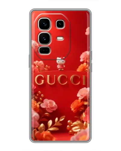 Чохол для Infinix Note 50 Pro Plus з картинкою «Gucci — золотий сад»