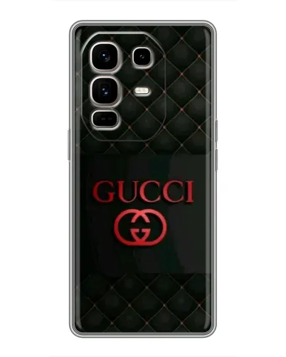 Чохол для Infinix Note 50 Pro Plus з картинкою «Gucci — стьобаний чорний»