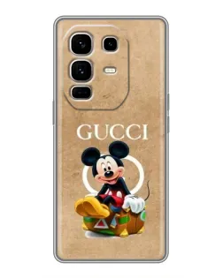 Чохол для Infinix Note 50 Pro Plus з картинкою «Міккі Маус Gucci — крафт»