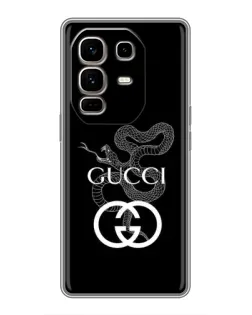 Чохол для Infinix Note 50 Pro Plus з картинкою «Gucci — срібна змія»