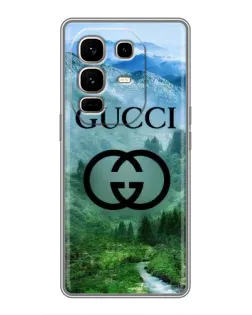 Чохол для Infinix Note 50 Pro Plus з картинкою «Gucci — гірський пейзаж»