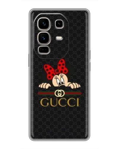 Чохол для Infinix Note 50 Pro Plus з картинкою «Мінні Маус Gucci — чорний»