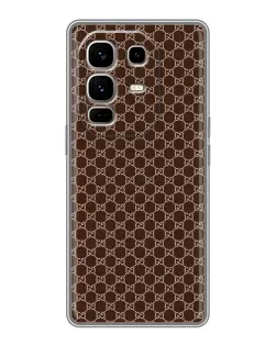 Чохол для Infinix Note 50 Pro Plus з картинкою «Gucci — шоколадна сітка»