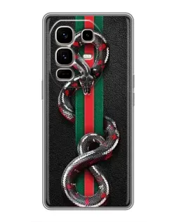 Чохол для Infinix Note 50 Pro Plus з картинкою «Gucci — змія на смузі»
