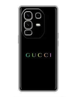 Чохол для Infinix Note 50 Pro Plus з картинкою «Gucci — неоновий мінімалізм»