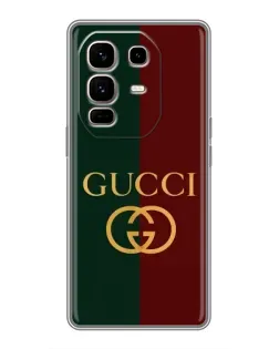 Чохол для Infinix Note 50 Pro Plus з картинкою «Gucci — темно-зелений градієнт»