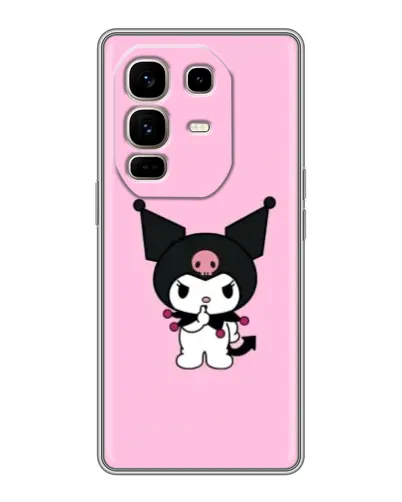 Чохол для Infinix Note 50 Pro Plus з картинкою «Kuromi — рожева ніжність» Чохол для Infinix Note 50 Pro Plus з картинкою «Kuromi — рожева ніжність»