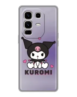 Чохол для Infinix Note 50 Pro Plus з картинкою «Kuromi — фіолетовий арт»