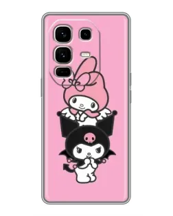 Чохол для Infinix Note 50 Pro Plus з картинкою «My Melody та Kuromi»