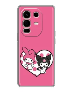 Чохол для Infinix Note 50 Pro Plus з картинкою «Kuromi та My Melody»