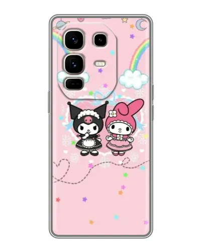 Чохол для Infinix Note 50 Pro Plus з картинкою «My Melody та Kuromi» Чохол для Infinix Note 50 Pro Plus з картинкою «My Melody та Kuromi»
