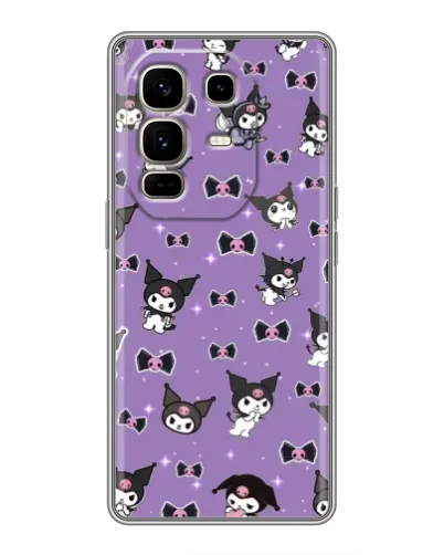 Чохол для Infinix Note 50 Pro Plus з картинкою «Kuromi — патерн» Чохол для Infinix Note 50 Pro Plus з картинкою «Kuromi — патерн»