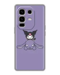 Чохол для Infinix Note 50 Pro Plus з картинкою «Kuromi на ліловому фоні»