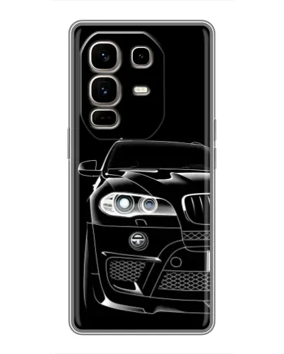Чохол для Infinix Note 50 Pro Plus з картинкою «Темний силует BMW»