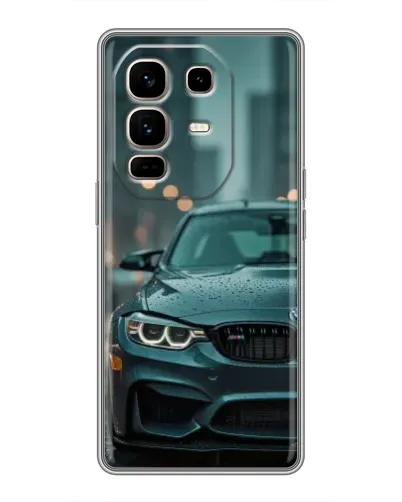 Чохол для Infinix Note 50 Pro Plus з картинкою «BMW у вогнях міста»