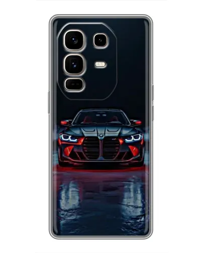 Чохол для Infinix Note 50 Pro Plus з картинкою «BMW на мокрій дорозі»