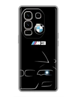 Чохол для Infinix Note 50 Pro Plus з картинкою «Мінімалістичний принт BMW M3»