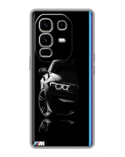 Чохол для Infinix Note 50 Pro Plus з картинкою «Силует BMW в темряві»