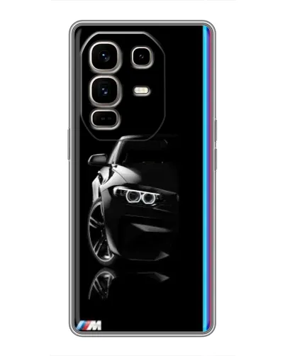 Чохол для Infinix Note 50 Pro Plus з картинкою «Силует BMW в темряві»