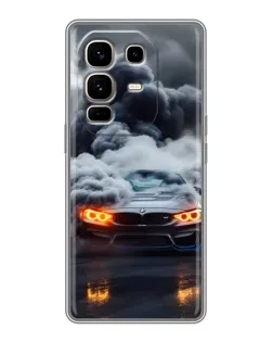 Чохол для Infinix Note 50 Pro Plus з картинкою «BMW у диму»
