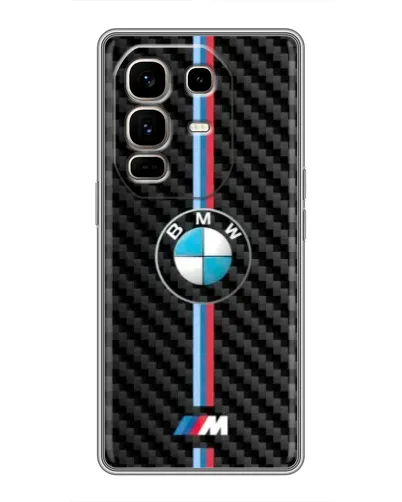 Чохол для Infinix Note 50 Pro Plus з картинкою «Емблема BMW та карбон»