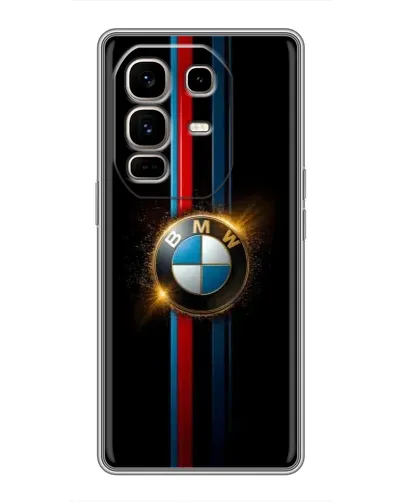 Чохол для Infinix Note 50 Pro Plus з картинкою «BMW M-Power неон»