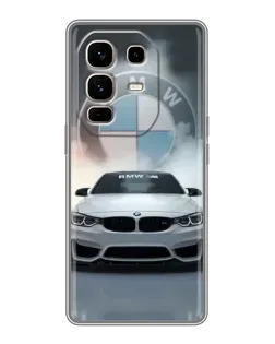 Чохол для Infinix Note 50 Pro Plus з картинкою «BMW в білому диму»