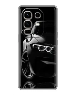 Чохол для Infinix Note 50 Pro Plus з картинкою «Чорна BMW — профіль»