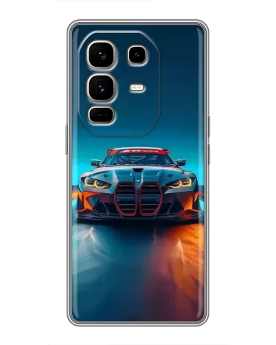 Чохол для Infinix Note 50 Pro Plus з картинкою «BMW — вогні неону» Чохол для Infinix Note 50 Pro Plus з картинкою «BMW — вогні неону»