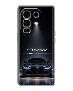 Чохол для Infinix Note 50 Pro Plus з картинкою «BMW крізь нічне місто»