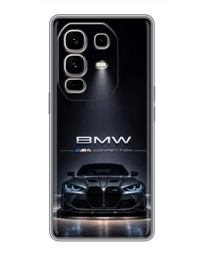 Чохол для Infinix Note 50 Pro Plus з картинкою «BMW крізь нічне місто» Чохол для Infinix Note 50 Pro Plus з картинкою «BMW крізь нічне місто»