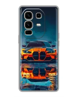 Чохол для Infinix Note 50 Pro Plus з картинкою «BMW — золота емблема»
