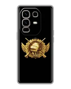 Чохол для Infinix Note 50 Pro Plus з картинкою «PUBG — помаранчевий градієнт»
