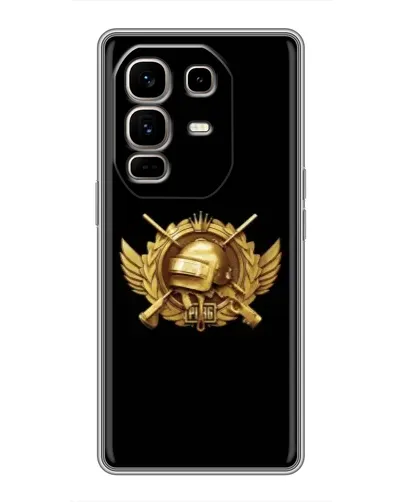 Чехол для Infinix Note 50 Pro Plus с картинкой «PUBG — оранжевый градиент»