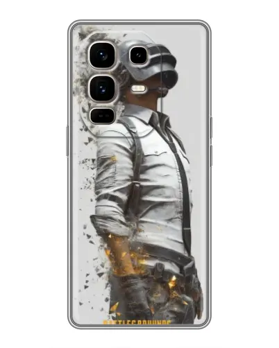 Чехол для Infinix Note 50 Pro Plus с картинкой «PUBG — боец в пыли»
