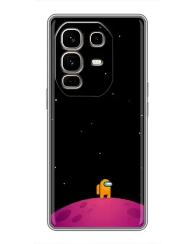 Чохол для Infinix Note 50 Pro Plus з картинкою «Самотній герой на планеті»