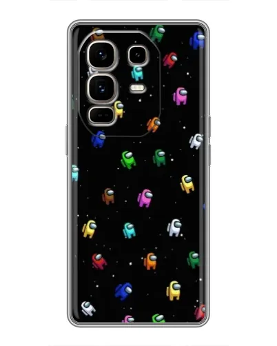 Чохол для Infinix Note 50 Pro Plus з картинкою «Екіпаж Among Us»