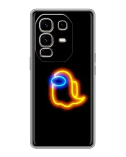 Чохол для Infinix Note 50 Pro Plus з картинкою «Among Us неонове сяйво»