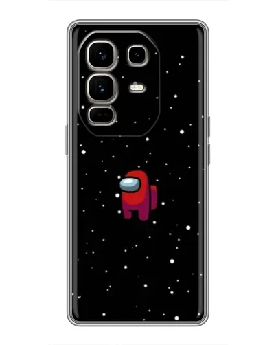 Чохол для Infinix Note 50 Pro Plus з картинкою «Червоний Among Us»