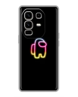 Чохол для Infinix Note 50 Pro Plus з картинкою «Among Us градієнт»