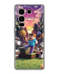 Чохол для Infinix Note 50 Pro Plus з картинкою «Стів на фермі»
