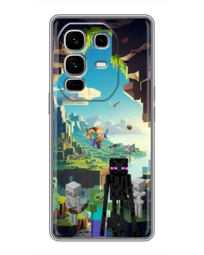 Чехол для Infinix Note 50 Pro Plus с картинкой «Эндермен в лесу» Чехол для Infinix Note 50 Pro Plus с картинкой «Эндермен в лесу»