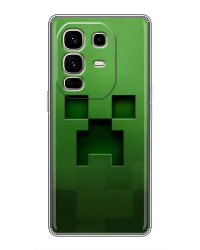 Чехол для Infinix Note 50 Pro Plus с картинкой «Крипер микро-дизайн» Чехол для Infinix Note 50 Pro Plus с картинкой «Крипер микро-дизайн»